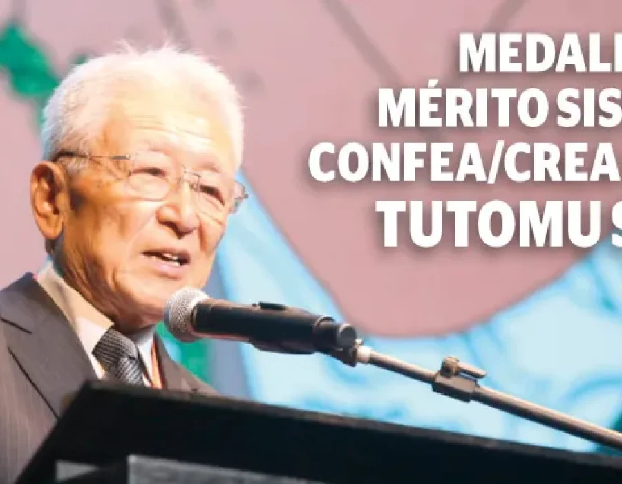 Medalha do Mérito Sistema Confea/Crea para Tutomu Sera