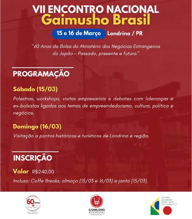 Encontro Nacional De Ex-Bolsistas Gaimusho Kenshusen